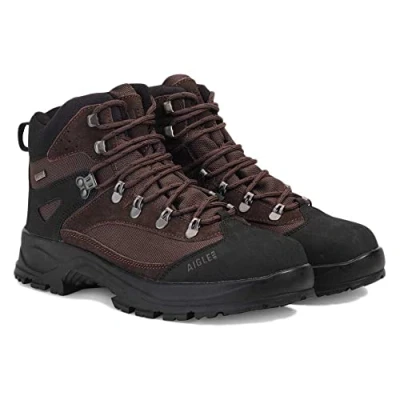 Image of Aigle Men&#039;s Huntshaw MTD Hunting Shoe, Darkbrown, 7.5 UK