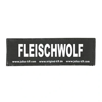 Image of Interchangeable Patches, 1 pair, FLEISCHWOLF, Size: Large, Black