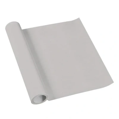 Image of PAW Airlaid table runner (40 cm x 5 m) I decoration for communion confirmation wedding birthday garden party christening tablecloth plain silver colour: monocolour