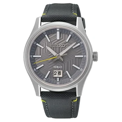 Image of Seiko Men Analog Quartz Watch with Nylon Strap SUR543P1