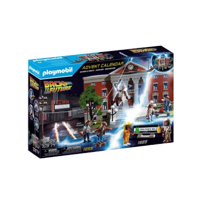 Image of Playmobil 70317 Back to the Future DeLorean, for fans, Collector&#039;s Item Car Enthusiasts, Fun Imaginative Role Play, Playset Suitable Children Ages 6+