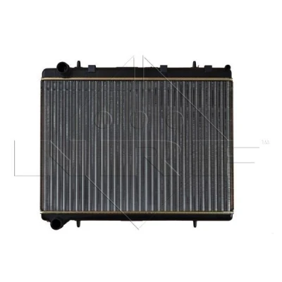Image of 1330K1, 1330S0, 1330W4, 133338, 133343 Engine radiator NRF 53973 Aluminium 563mm 380mm 34mm Mechanically jointed cooling fins CITROËN: C4 Coupe