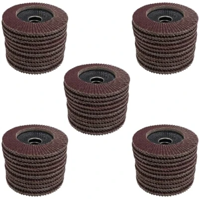 Image of 50 x Flap Discs 40 Grit Angle Grinder 4.5&quot; (115mm) Flat Sanding Grinding AU025