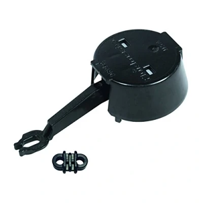 Image of Fluidmaster 385 Toilet Replacement Cap Assembly for 400A Fill Valves, Black, 4.75 x 3.75 1.47