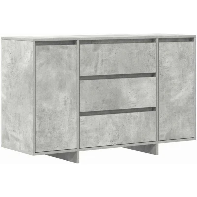Image of vidaXL Sideboard Concrete Grey 120x41x75 cm Engineered Wood