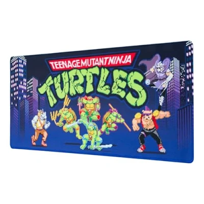 Image of Grupo Erik XXL Mouse Mat Teenage Mutant Ninja Turtles Desk Pad, 31.5&quot; x 13.78&quot; Non Slip Rubber Base Gaming Keyboard Gifts, Gamer Gifts
