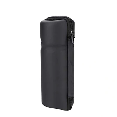 Image of Eddwiin Bottle Cage Tool Bag Bicycle Cycling Tools Storage Case Bike Zip for Road Water Accessory(Large pure black)