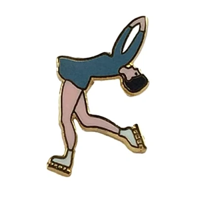 Image of Smartbadge® Figure Ice Skater Skating Hard Quality enamel lapel pin badge