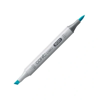 Image of COPIC Ciao Coloured Marker Pen (BG 01) Aqua Blue, For Art &amp; Crafts, Colouring, Graphics, Highlighter, Design, Anime, Professional Beginners, Supplies Colouring Books