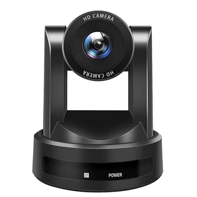 Image of WERPOWER ROCWARE PTZ Camera with USB Outputs,10X Optical Zoom,Live Streaming for Broadcast,Conference,Events,Church and Scho.