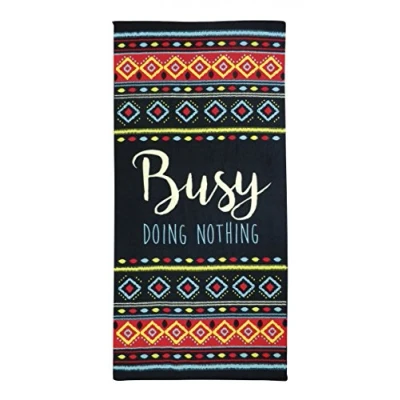 Image of Country Club Microfibre Busy Doing Nothing Beach Towel