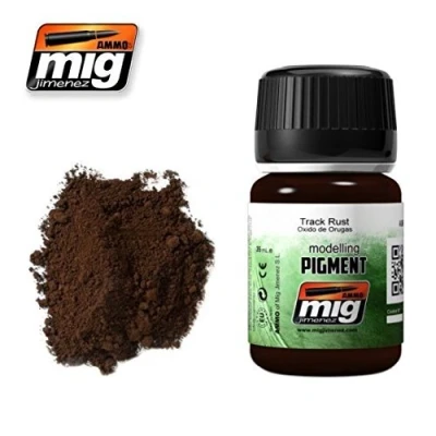 Image of AMMO MIG 3008 Pigments (35 Ml) Track Rust, Multi Colour