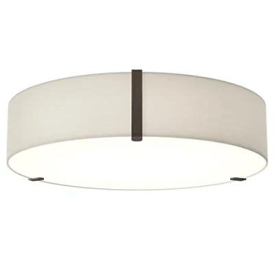Image of Astro Salina 550 Dimmable Indoor Ceiling Light (Putty Fabric), LED E27/ES Lamp, Designed in Britain 1463004 3 Years Guarantee