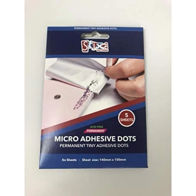 Image of Stix2 Micro Adhesive Dots pk of 6 Sheets, Permanent, 140mm x 100mm