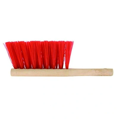 Image of Elliott Synthetic Bristle FSC Certified Handled Hand Scrubbing Brush with Stiff Bristles Heavy Duty, Perfect for outdoor use, Workshops, warehouses and Gardening, Brown