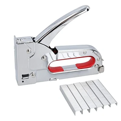 Image of Heavy Duty Staple Stapler Gun for Fabric Furniture Upholstery with 500 Staples