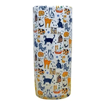 Image of M S L Assorted Cat Breeds Design Umbrella Stand