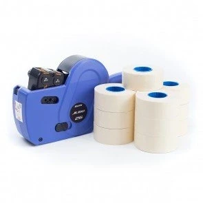 Image of Sato Judo 26 Starter Pack. 10/8 digit two line gun + 12k white permanent labels (26x16mm)