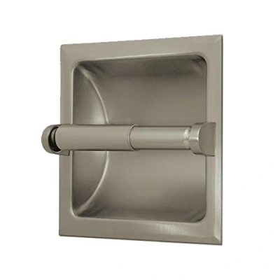Image of Gatco 780 Recessed Toilet Paper Holder, Satin Nickel