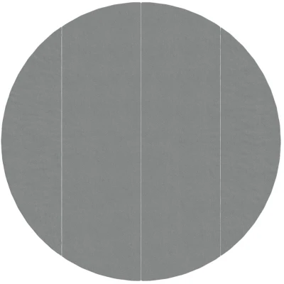 Image of vidaXL Pool Ground Cloth, Light Grey, Round Ø458 cm, Polyester Geotextile, Durable and Resilient, Perfect for Protective Flooring