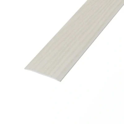 Image of eXtreme Self Adhesive Flat Threshold Strip 3ft Stick Down Transition for Laminate, Tile, Wood, and Lino Flooring Waterproof, Dirt Resistant, Sturdy Door Bar Pale Grey