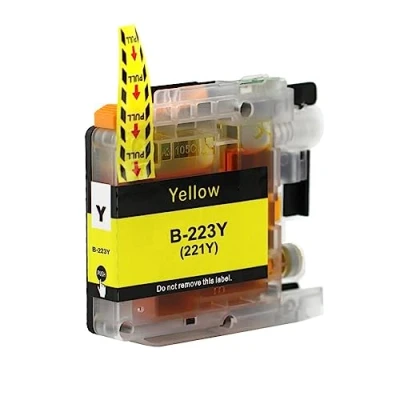 Image of Go Inks 1 Yellow Ink Cartridge to replace Brother LC223Y Compatible/non OEM for DCP &amp; MFC Printers