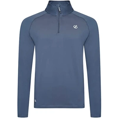 Image of Dare2b Fuse Up II Mens Core Strech for Ski,Hiking and Trekking everyday midlayer Recycled warm backed stretch fabric, Quick drying 1/4 zip