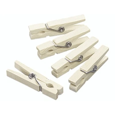 Image of Knorr Prandell 45mm x 7mm Mini Wooden Clothes Pegs 5pcs #737