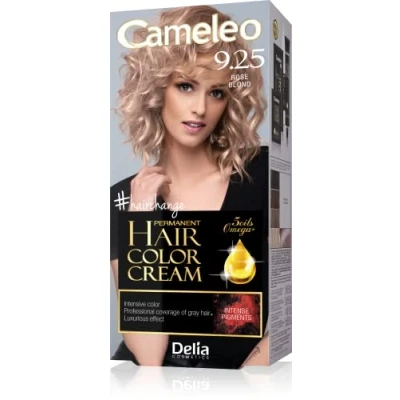 Image of Cameleo Permanent Hair Colour Cream Rose Blonde Intensive Color &amp; Protection 5 Oils + Omega Plus Acids Professional, Luxurious Dye Full Kit