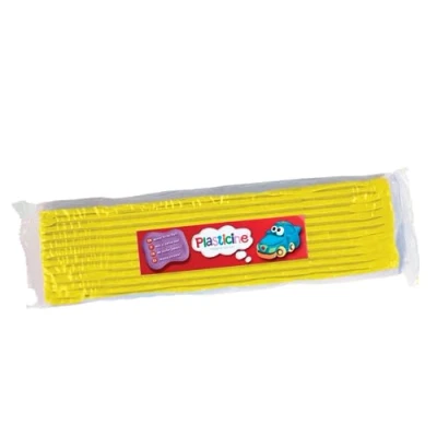Image of Plasticine One Colour Slab 400g Yellow, Modelling Compound for Professional Animators and Model Makers, Never Dries Out, Make Sculptures, Models Stop Motion Animations
