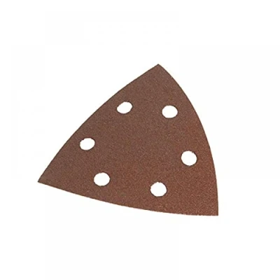 Image of Faithfull Delta Hook &amp; Loop Sanding Sheets TR2 93mm Very Coarse (Pack 25) FAIADSS40