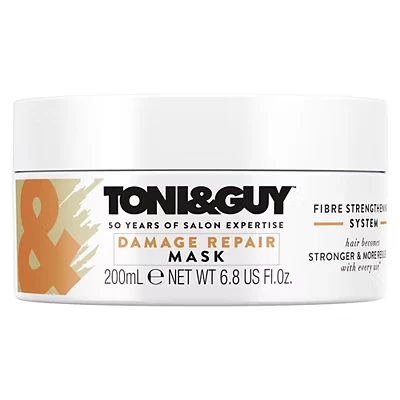 Image of Toni &amp; Guy Damage Repair Hair Mask For Intense Reconstruction Unisex Ideal Dry and Damaged Patented Fibre Strengthening System 6.8 Ounce