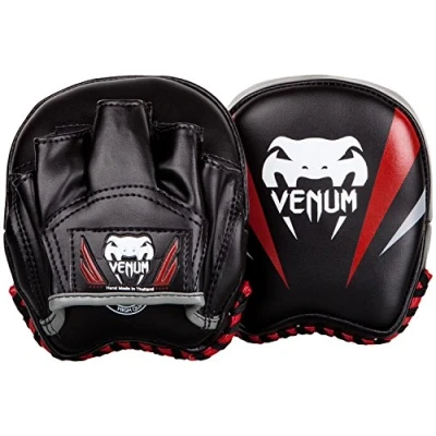 Image of Venum Elite Mini Punch Mitts Black/Red One Size