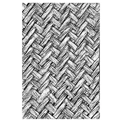 Image of Sizzix 3 D Texture Fades Embossing Folder 664759 Intertwine by Tim Holtz One Size, Multicolour