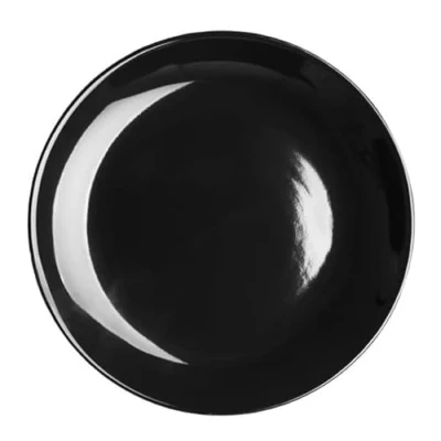 Image of Olympia Cafe Coupe Plate Black 200mm 8&quot; (12 Pack)