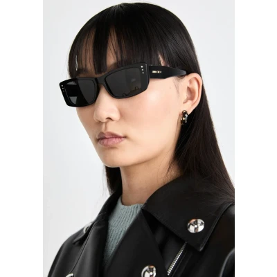Image of Jimmy Choo Woman JC5002BU 500087 Sunglasses Acetate Black Grey Pillow Normal