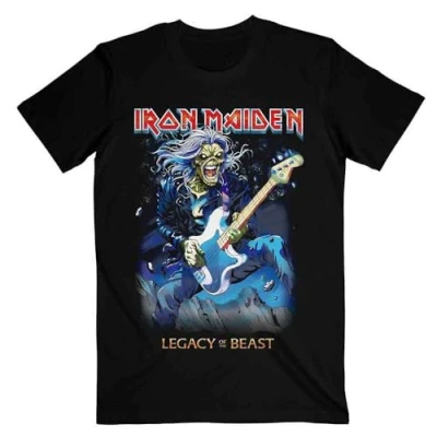 Image of Iron Maiden &#039;Eddie On Bass&#039; (Black) T Shirt (x large)
