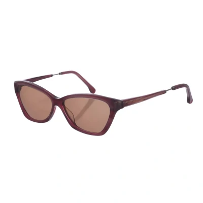 Image of Zen Z437 WoMens cat eye acetate sunglasses Brown One Size