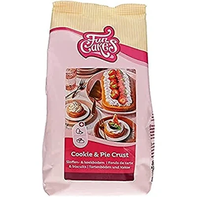 Image of FunCakes Mix for Cookie and Pie Crust, Baking Apple Pie, Cookies, Filled Almond Paste Cake. Halal. 500 g.