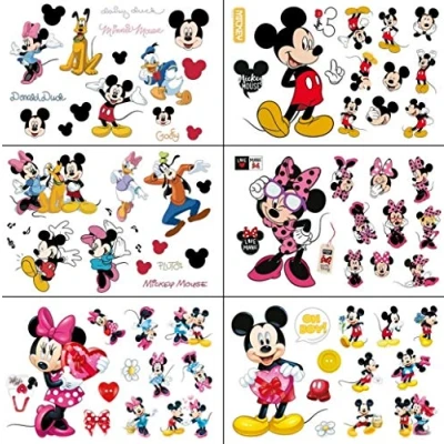 Image of Kibi Wall Stickers Mickey Mouse Kids Bedroom Minnie and Friends