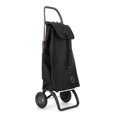 Image of ROLSER I Max MF 2 Wheel Foldable Shopping Trolley Black