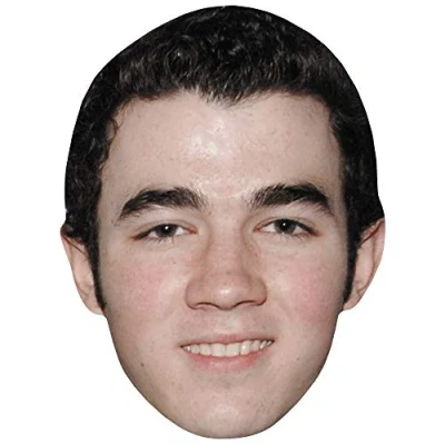 Image of Kevin Jonas (Young) Celebrity Mask, Flat Card Face, Fancy Dress Mask