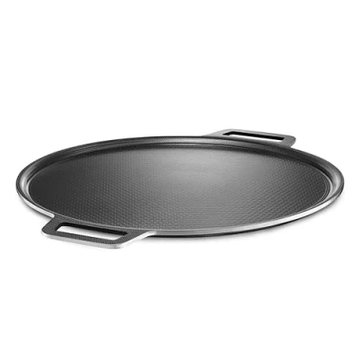 Image of HexClad Hybrid Nonstick Pizza Steel for Pizzas and Flatbreads Up to 35 cm, Dishwasher Friendly, BBQ Oven Safe 480C