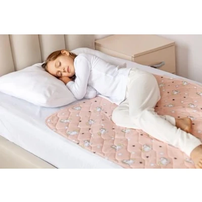 Image of Lynmark® Potty Training Bed Pad, Mattress Protector for Night Time Waterproof ProtectionUnicorn Lifesaver Whilst Toilet TrainingEasy To Wash &amp; DryFits Toddler Single Size