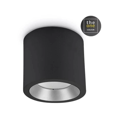 Image of Cosmos LED Large Outdoor Surface Mounted Spotlight Urban Grey IP65