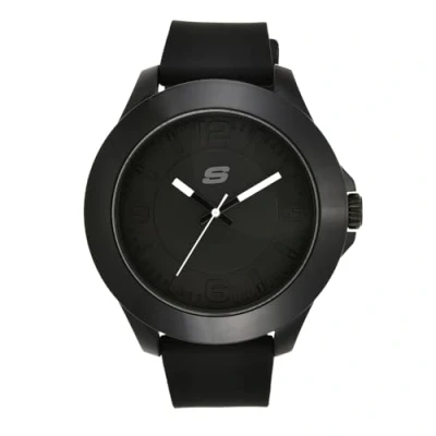 Image of Skechers Watch For Men, Quartz Movement With Silicone, Polyurethene, Leather Or Stainless Steel Strap, Graphite, 50MM