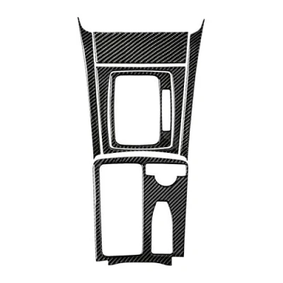 Image of Vaorwne Carbon Fiber Interior Central Control Panel Trim Cover for Mercedes C Class W204 2007 2013