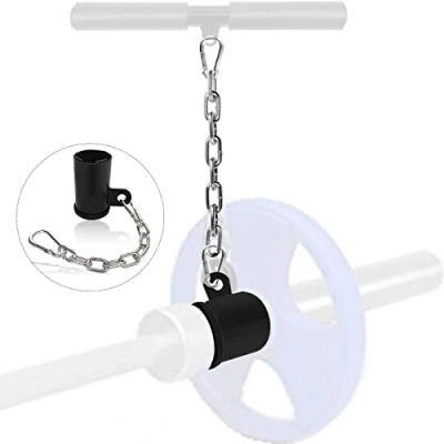 Image of Favuit T Bar Row Platform Attachment 360 Swivel Barbell Plate Post Insert Landmine Accessories with Chain fit Olympic Bars &amp; Standard for Gym Fitness Workout Shoulder Core Muscles