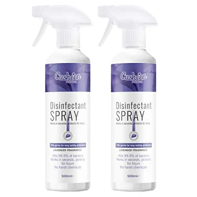 Image of Cusheen Scented Disinfectant Spray for All Surface, 500ml (Lavender Purpose, Buy Two)