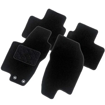 Image of AUTO STYLE Car Mats Compatible with Dacia Sandero III 2020 Including Stepway, Black